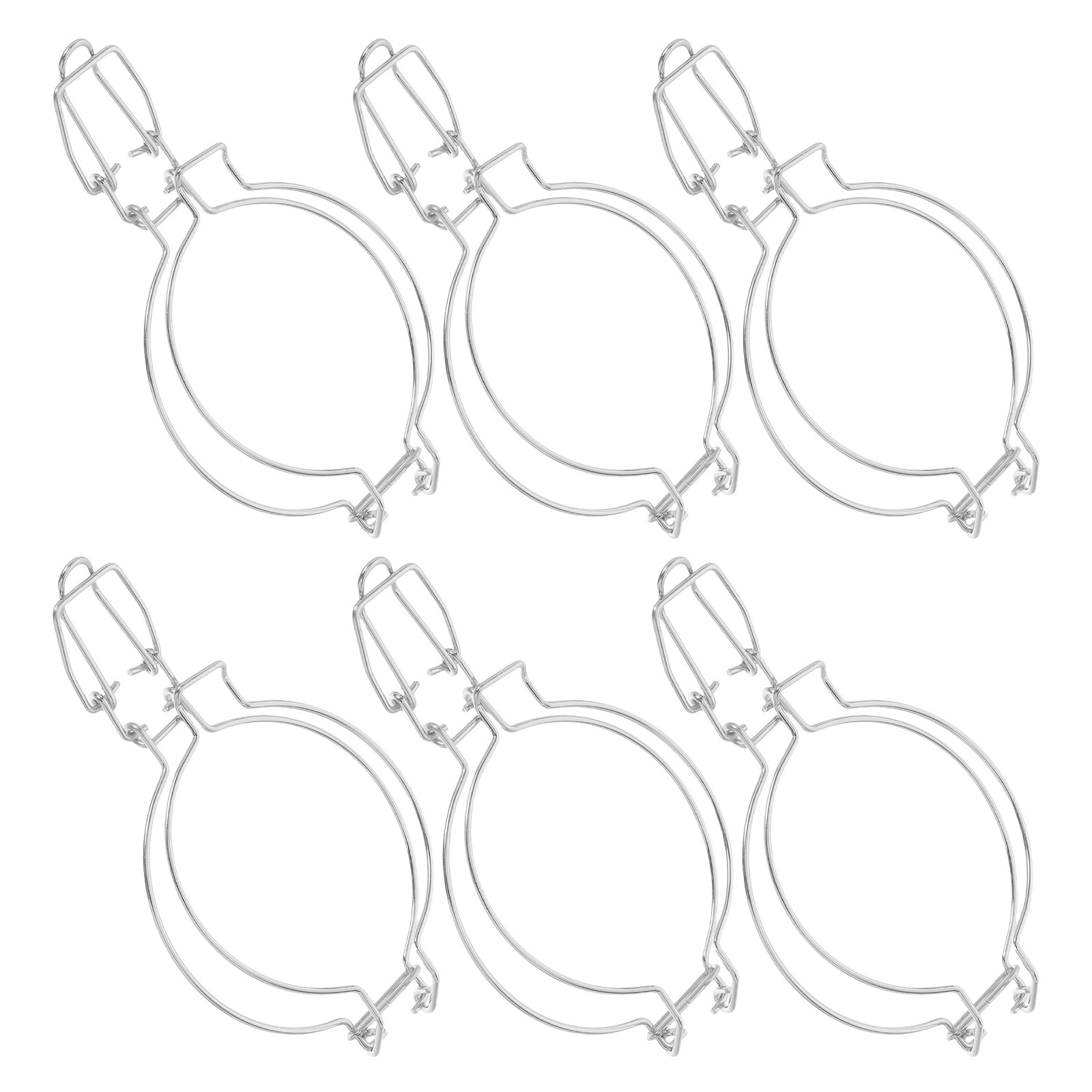 Food Storage In Stainless Steel - 6Pcs Stainless Steel Snap Clasp Sealing