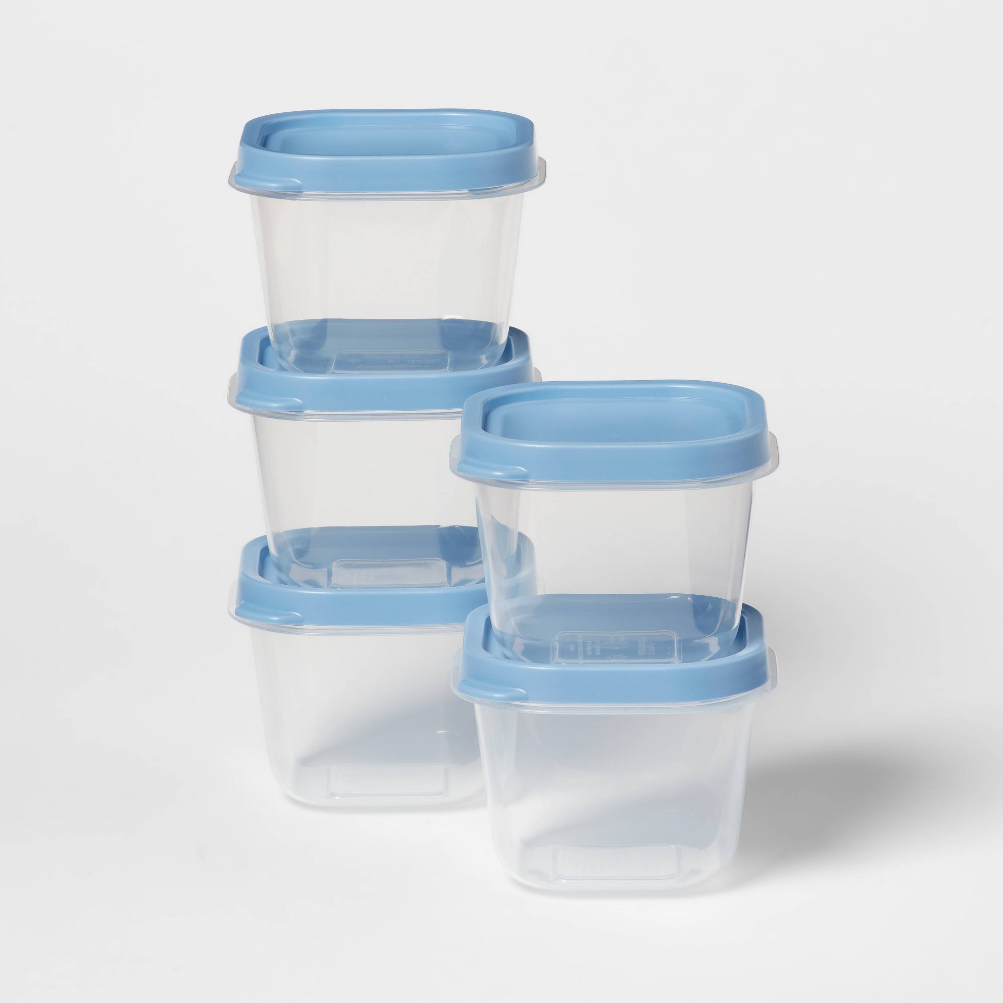 Storage Food Prep - 10pcs Blue Plastic Food Storage Container