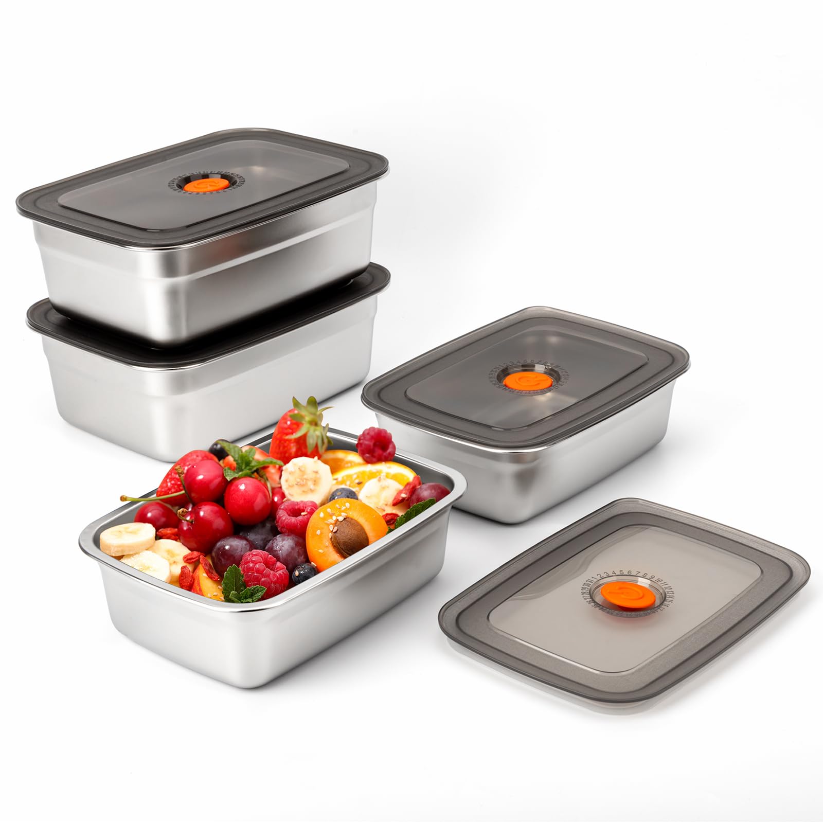 Stainless Lunch Box - Stainless Steel Camping Lunch Box Sealed