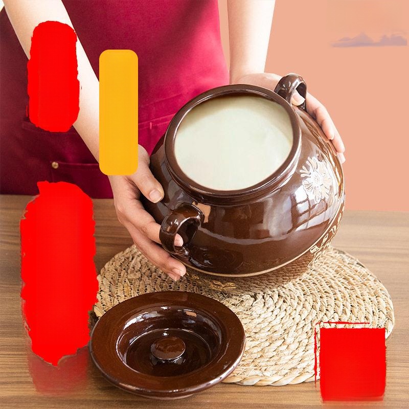 Food Storage And Temperature - Traditional Chinese Ceramic Pig Fat Jar