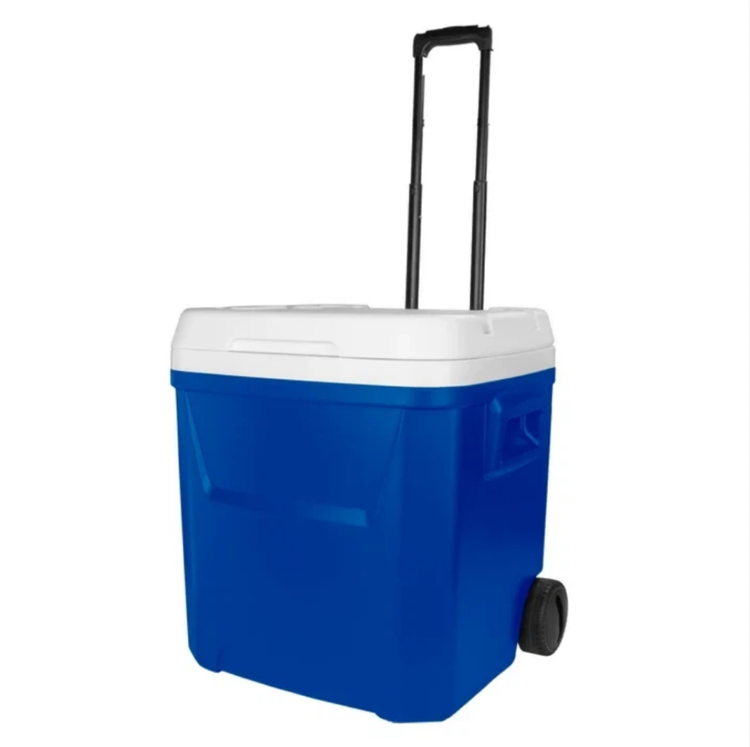 Food Storage For Camping - 60 QT Blue Laguna Wheeled Hard