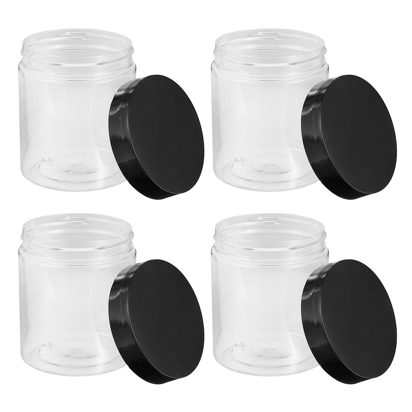 Food Storage And Container - 12Pcs Clear Plastic Sealed Canisters Food