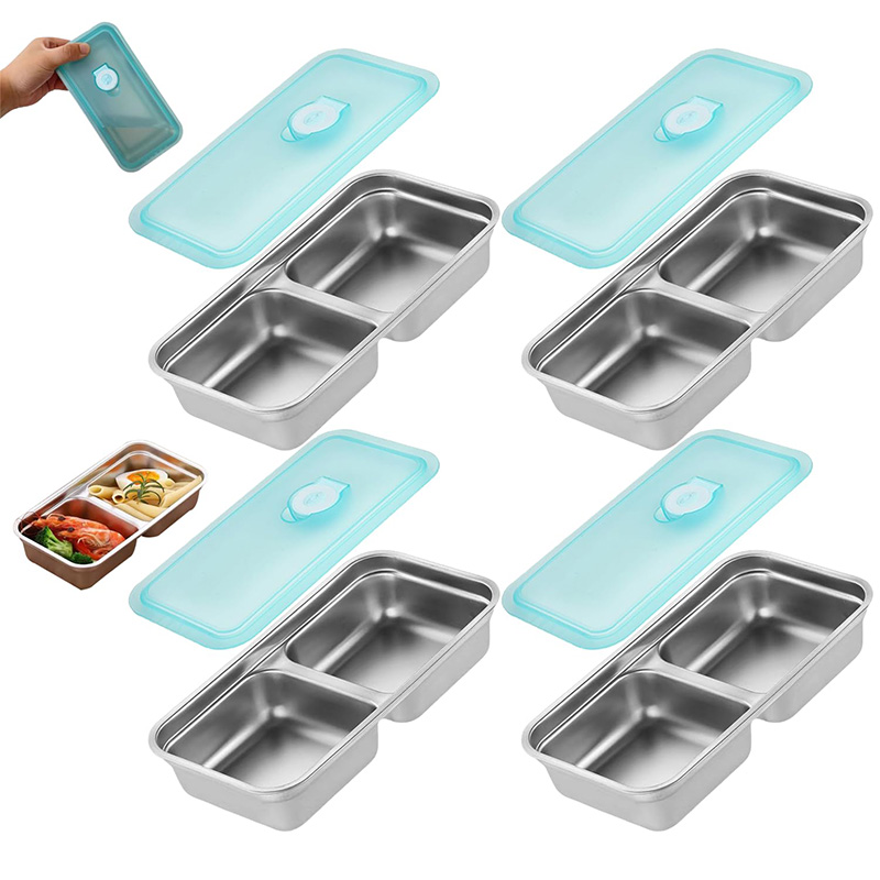 Stainless Lunch Box - Portable Stainless Steel Fresh-keeping Box Food