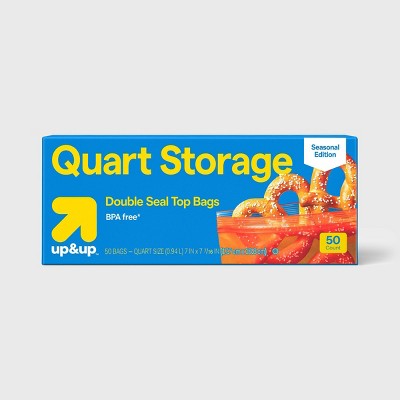Food Storage Quart Containers - Food Storage Bags & Containers Back
