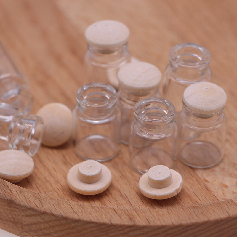 Food Storage And - 4Pcs 1:12 Dollhouse Miniature Glass Jars