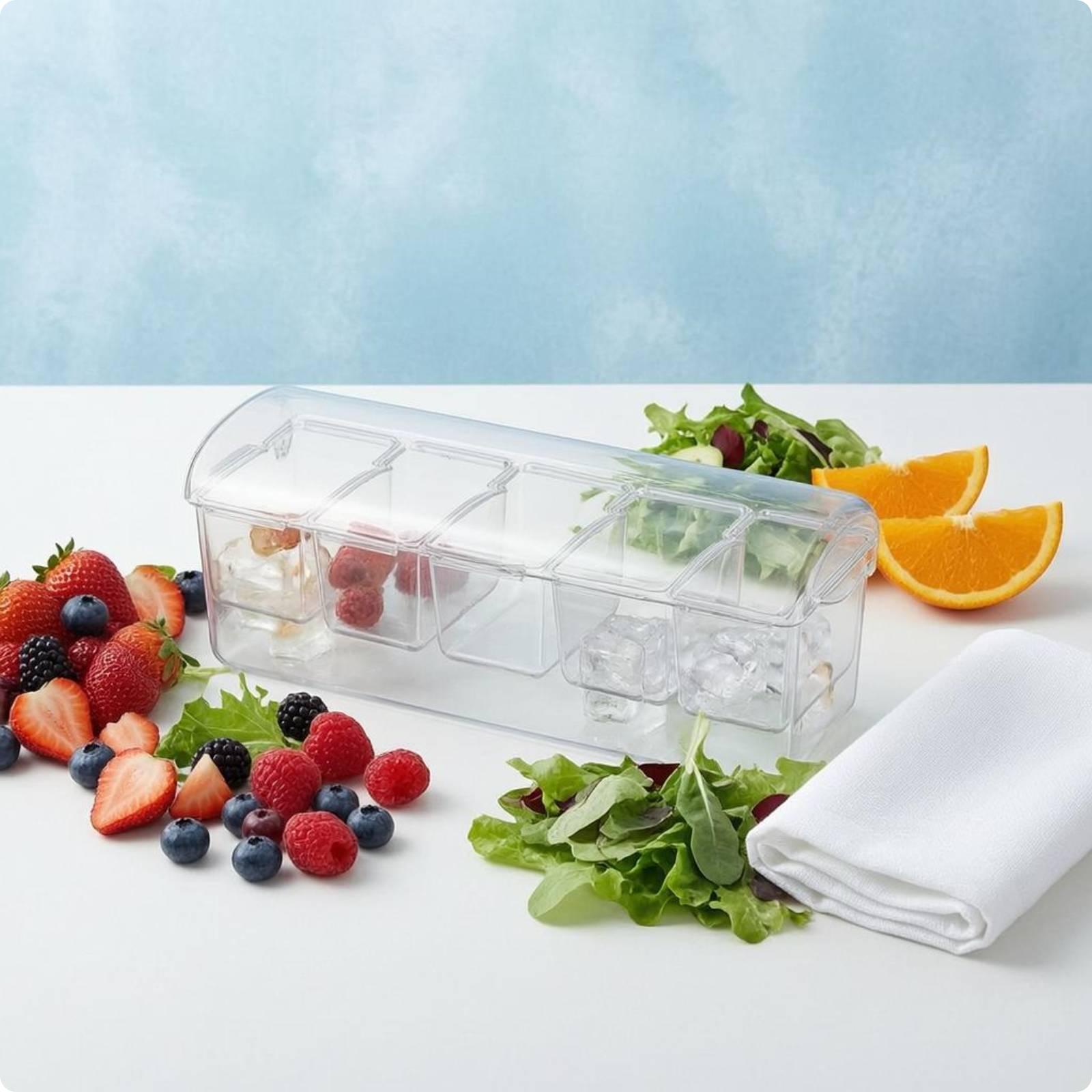 Storage Food Prep - Airtight Salad Storage Box Rectangular Food