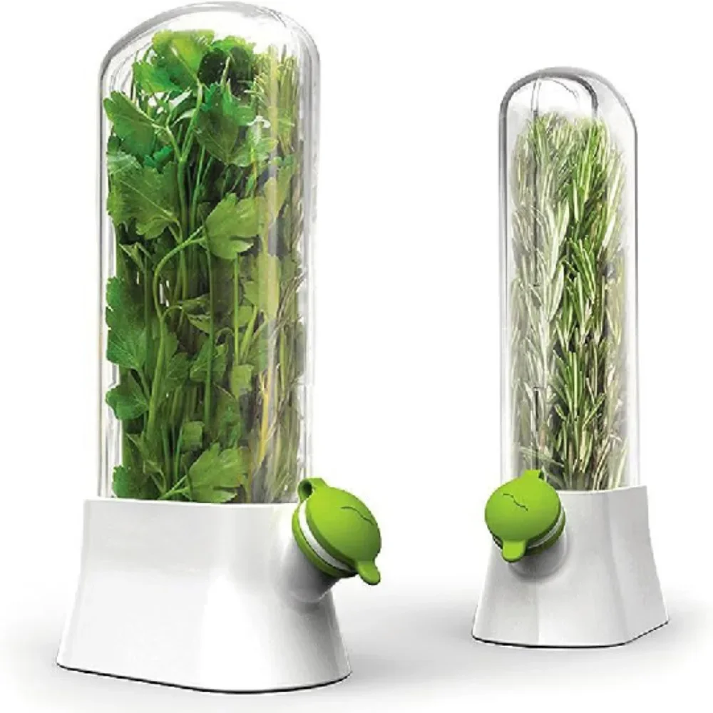 Herb Keeper Container - Herb Saver Storage Container Vegetable Preserving