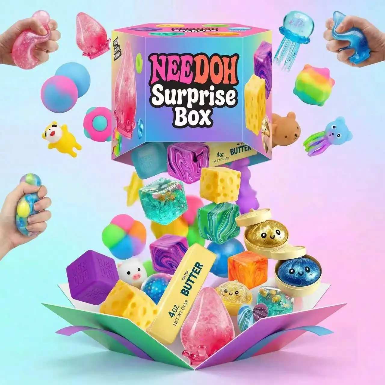 Food Storage And Container - Surprise Box - Assorted Stress Relief