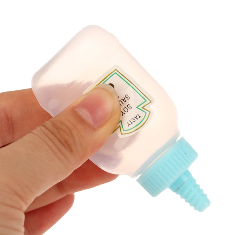 Herb Keeper Container - 4Pcs/set Mini Sauce Bottle Ketchup Honey
