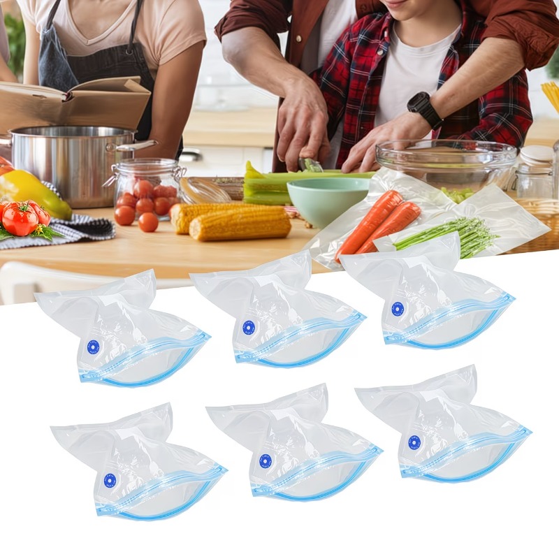 Food Storage Long Term - Professional Vacuum Sealer Bags Set with
