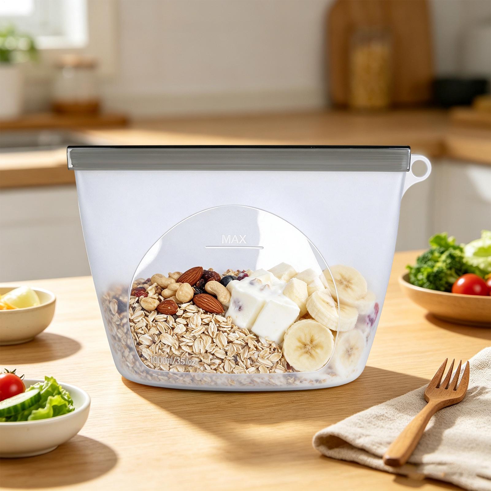 Food Storage Silicone Bags - Silicone Bags For Food Storage 1000ml
