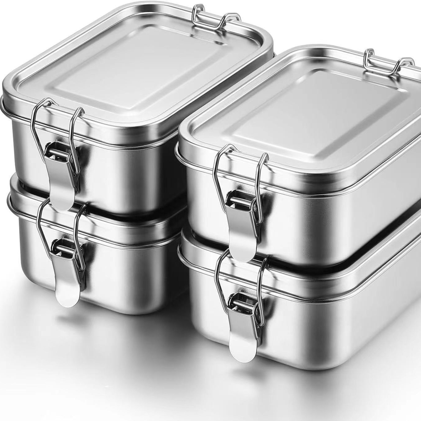 Stainless Lunch Box - Durable Stainless Steel Bento Box Large