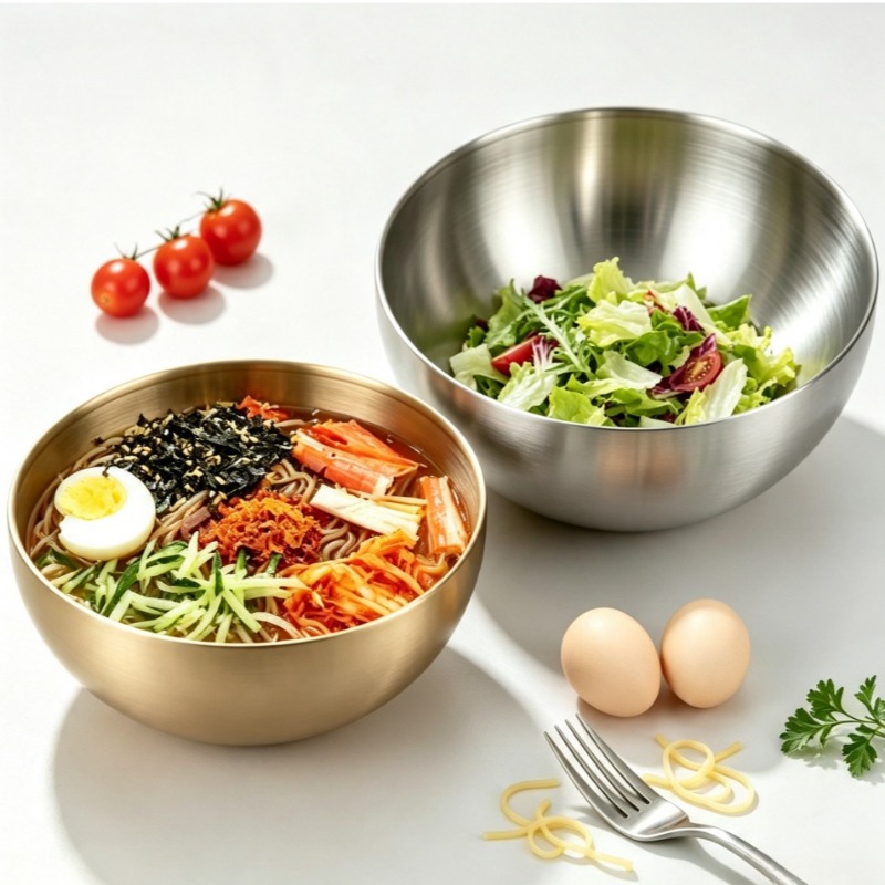 Food Storage In Stainless Steel - Stainless Steel Mixing Bowls Metal Serving