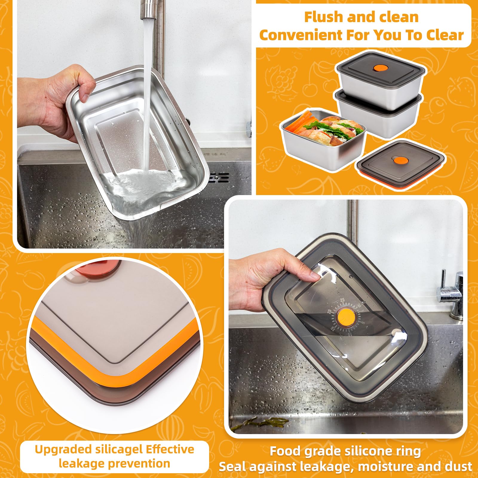 Stainless Steel Camping Lunch  - đánh giá và giá Stainless Lunch Box