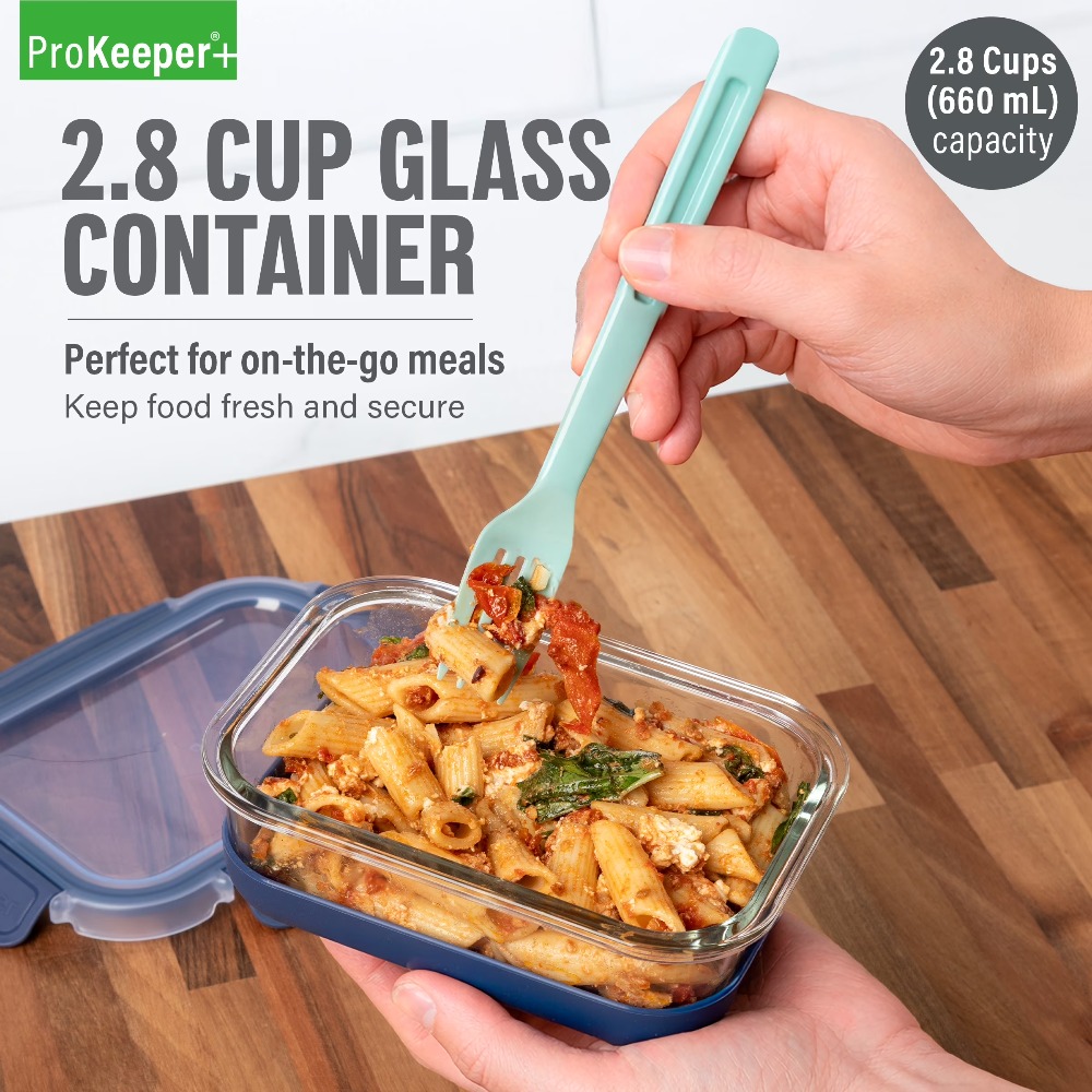 2.8 Cup Glass Food Storage Con - đánh giá và giá Storage Food Prep