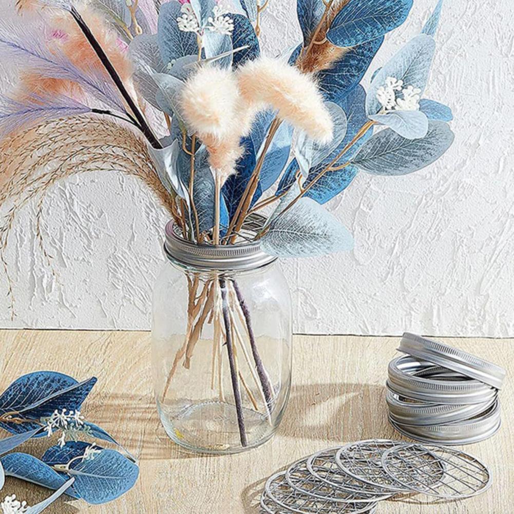 Metal Mason Flower Jar Insert  - đánh giá và giá Mason Jar Wide Mouth