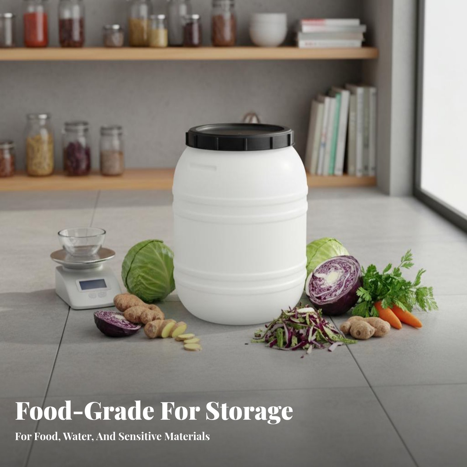 Food Grade Plastic Barrel Airt - đánh giá và giá Food Storage Lid