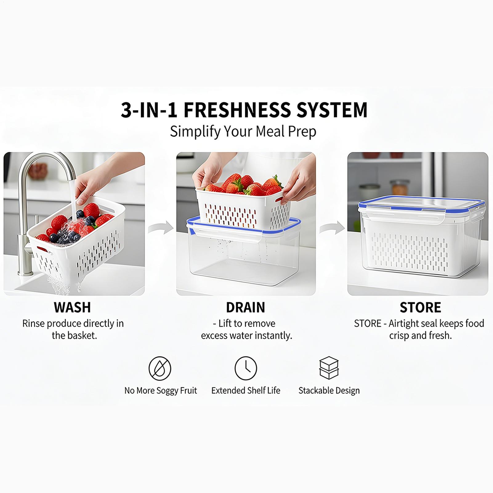 4 In 1 Food Storage Container  - đánh giá và giá Food Storage And Container