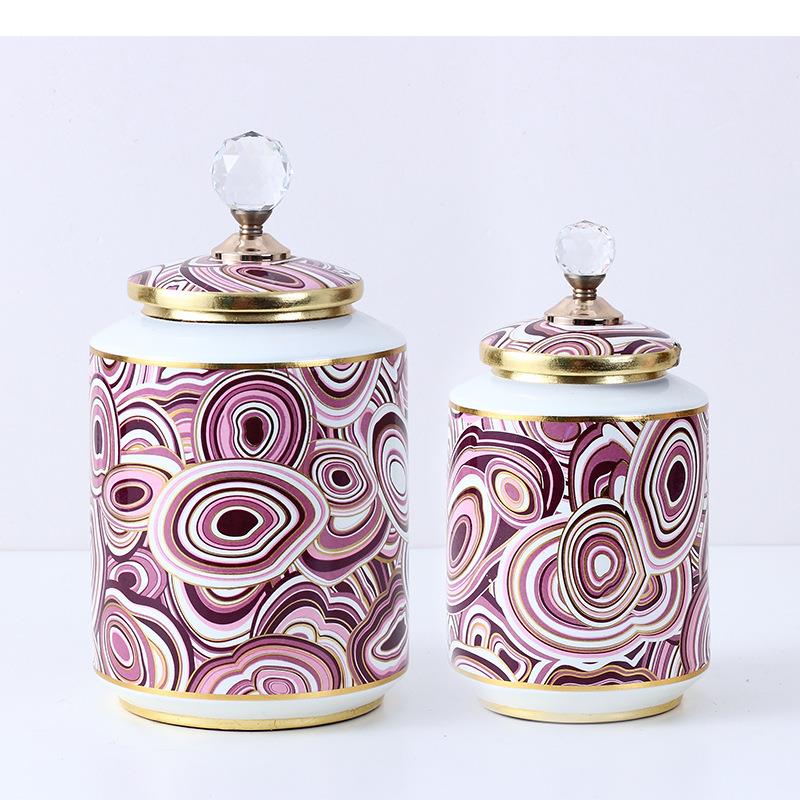 Purple Circle Painted Ceramic  - đánh giá và giá Food Storage Lidl
