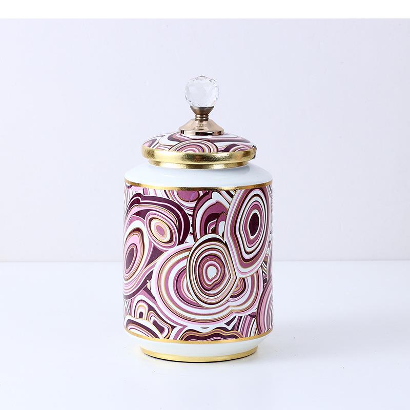 Purple Circle Painted Ceramic  - đánh giá và giá Food Storage Lidl