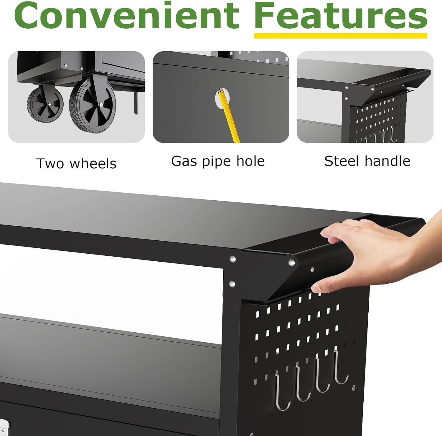 Outdoor Grill Cart Table With  - đánh giá và giá Food Storage For Camping