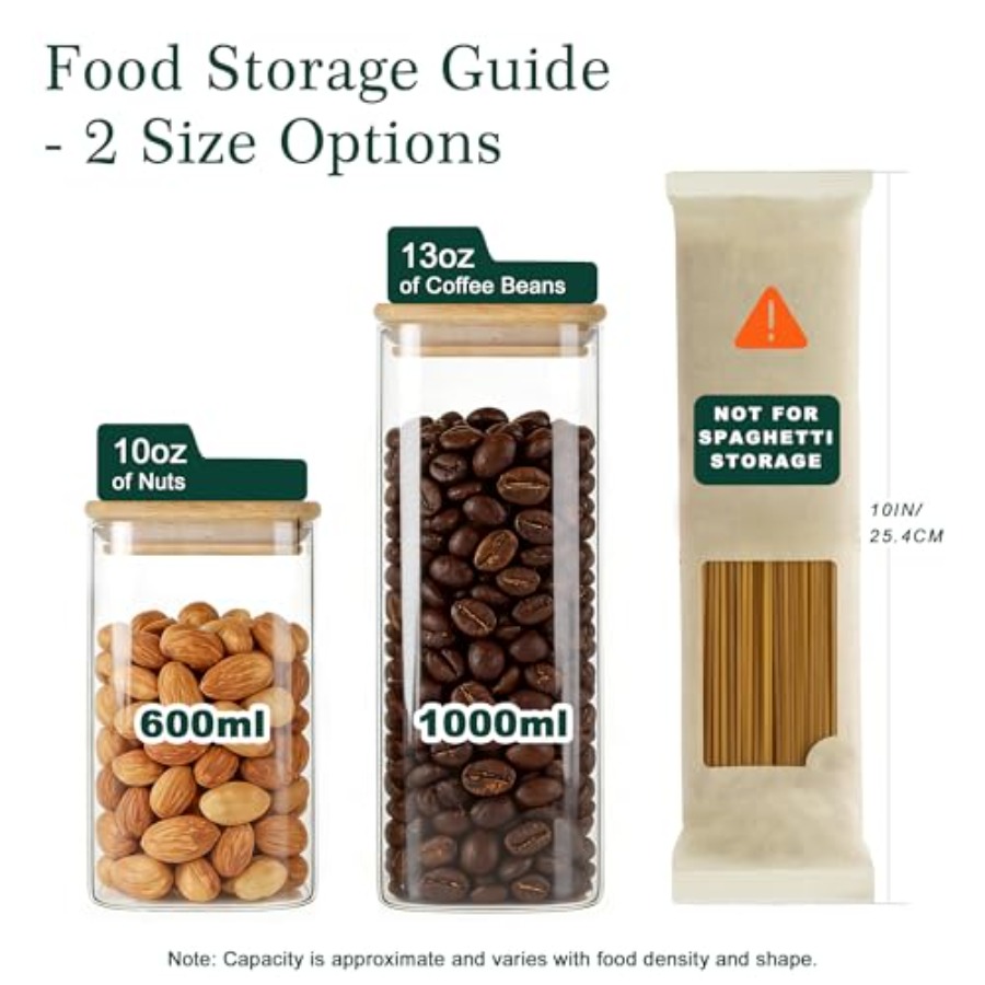 12-Pack Square Glass Storage J - đánh giá và giá Food Storage Lid