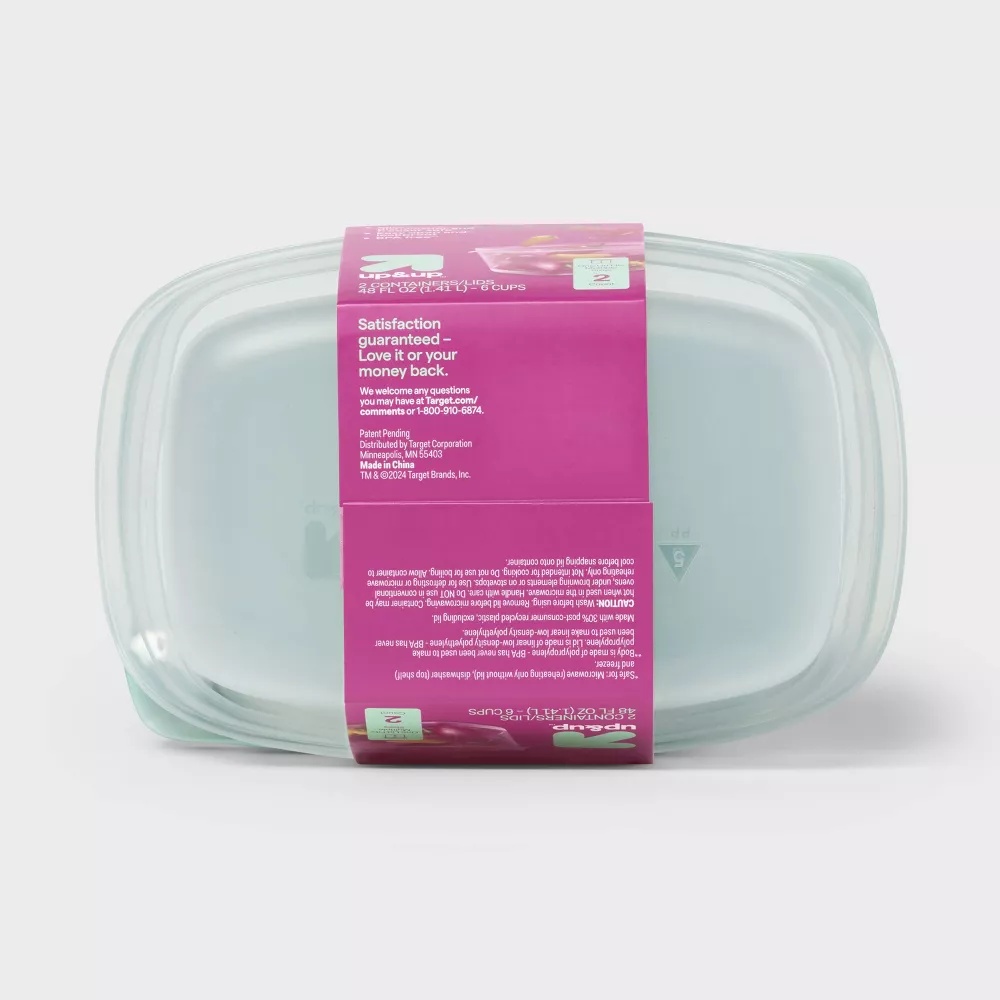 2 Pack 48oz / 6 Cups Snap Lid  - đánh giá và giá Food Storage Lidl