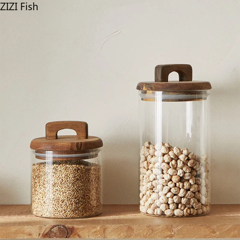Wooden Lid Glass Storage Jar C - đánh giá và giá Food Storage Lidl