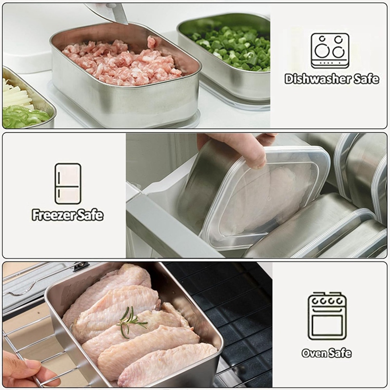 Stainless Steel Containers for - đánh giá và giá Food Storage And