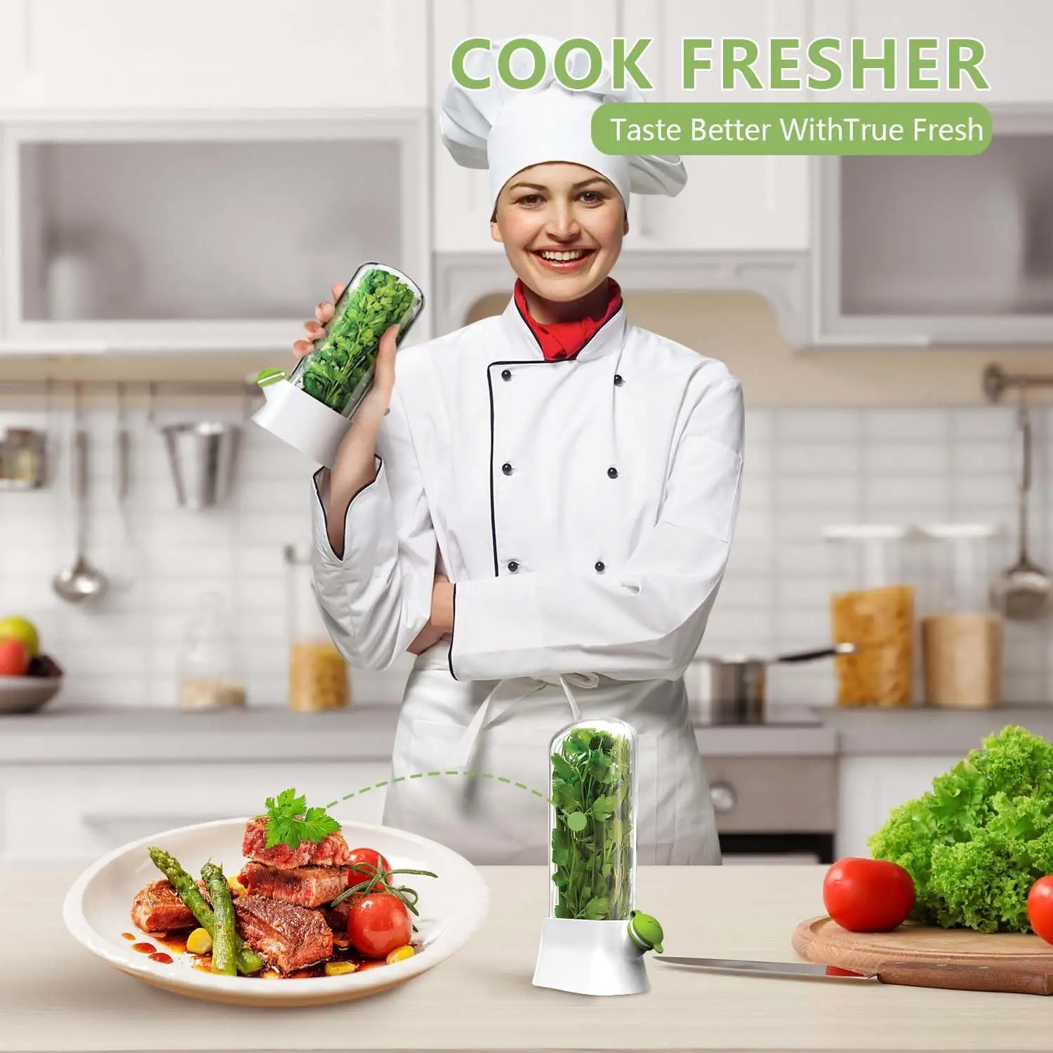 Herb Keeper for Refrigerator K - đánh giá và giá Herb Keeper Container