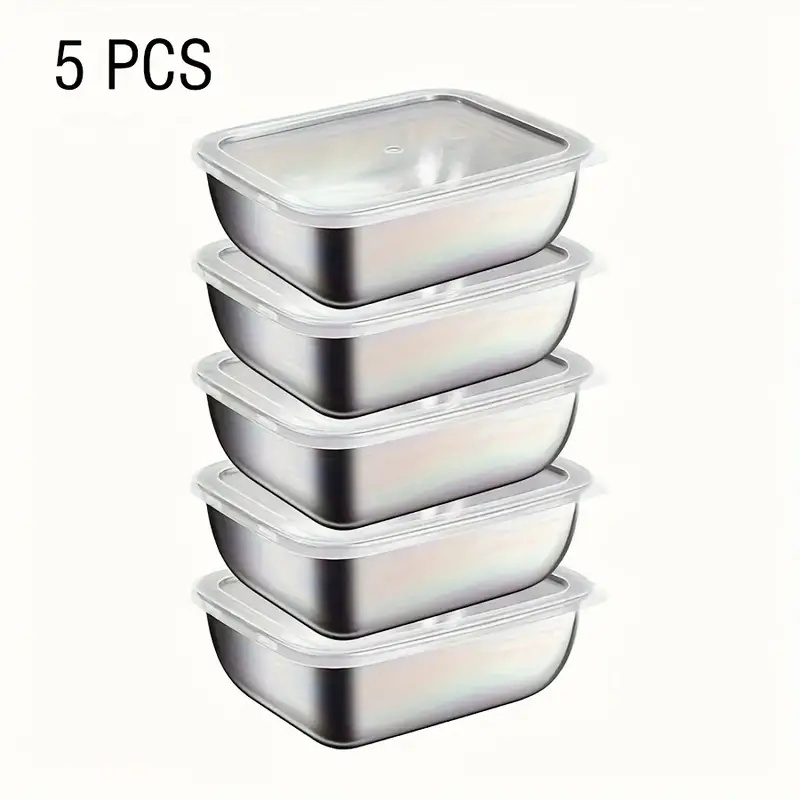 5-Piece Stainless Steel Food S - đánh giá và giá Storage Food Prep