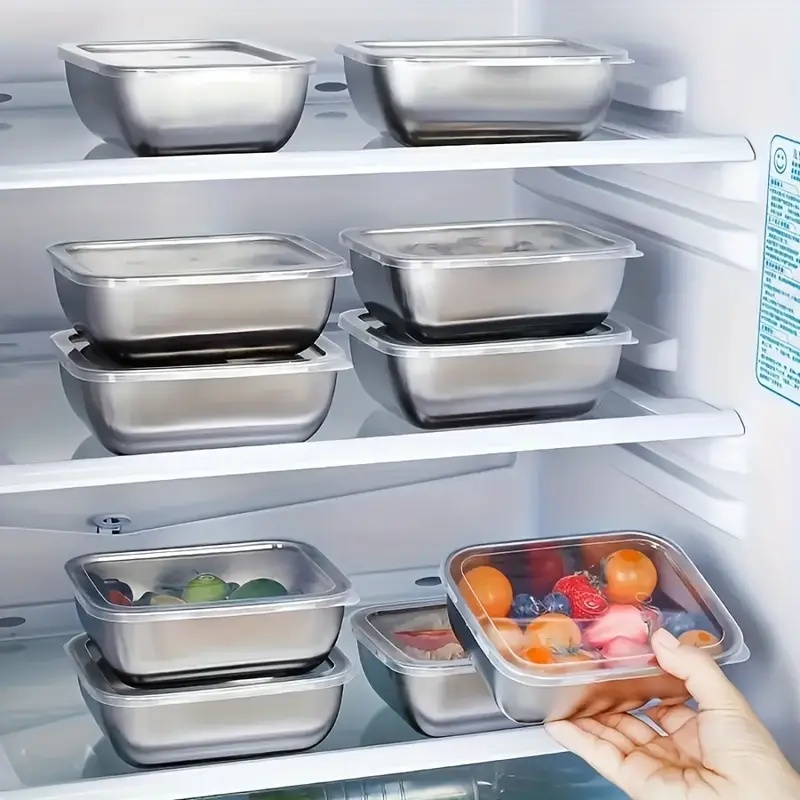 5-Piece Stainless Steel Food S - đánh giá và giá Storage Food Prep