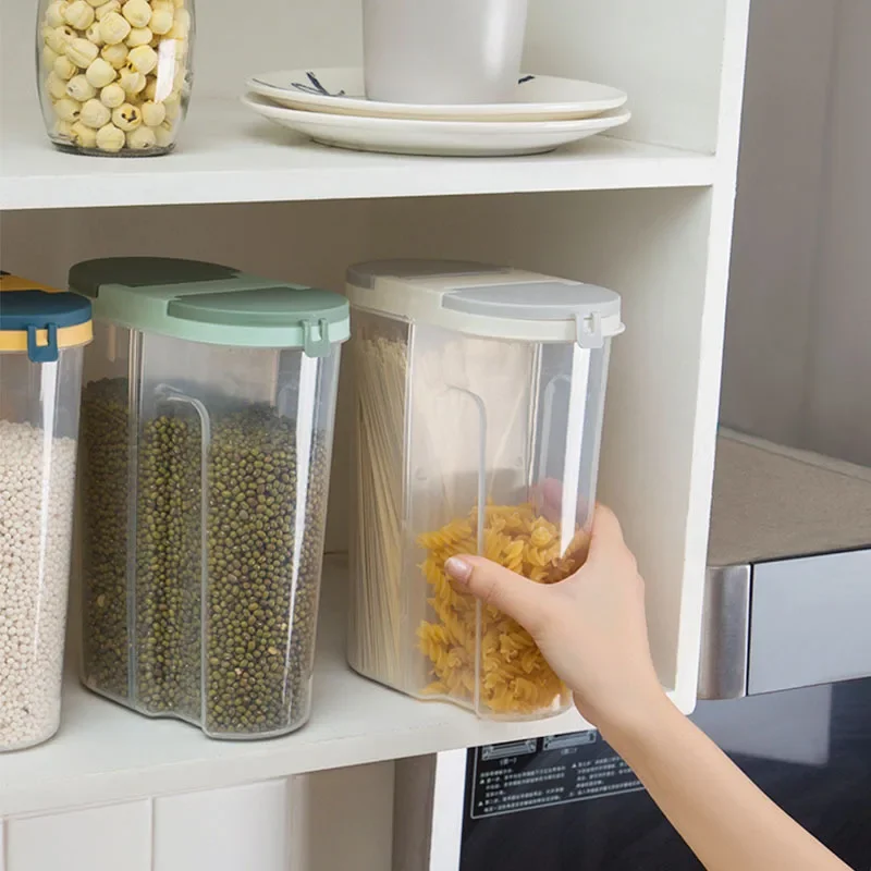 M/L Double Grid Cereals Jar Pl - đánh giá và giá Food Storage Lidl