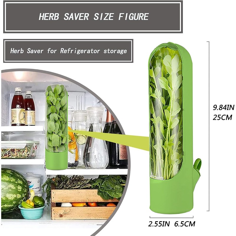1/2/3PCS Herb Saver Storage Co - đánh giá và giá Herb Keeper Container