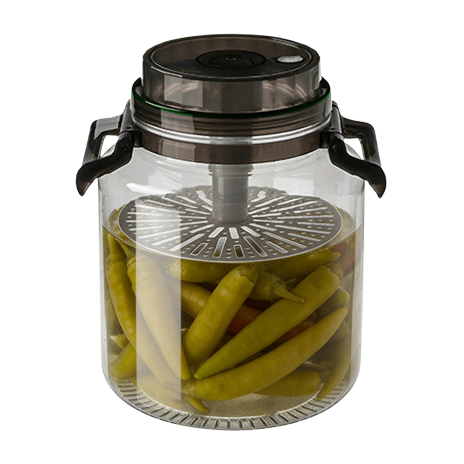 5L Round Pickle Jars With Lids - đánh giá và giá Food Storage Lidl