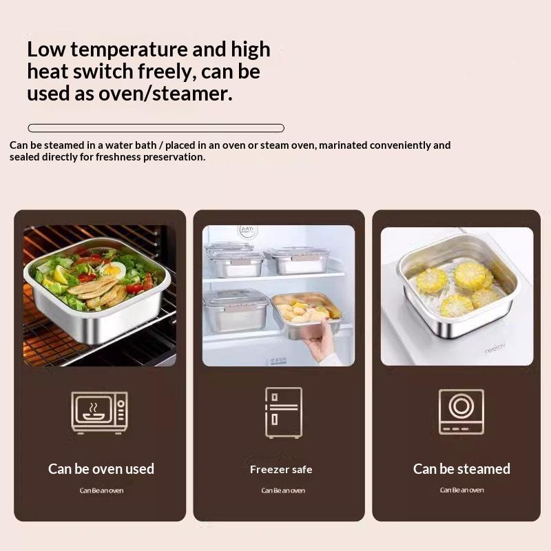 Portable Large Capacity Stainl - đánh giá và giá Food Storage For Camping