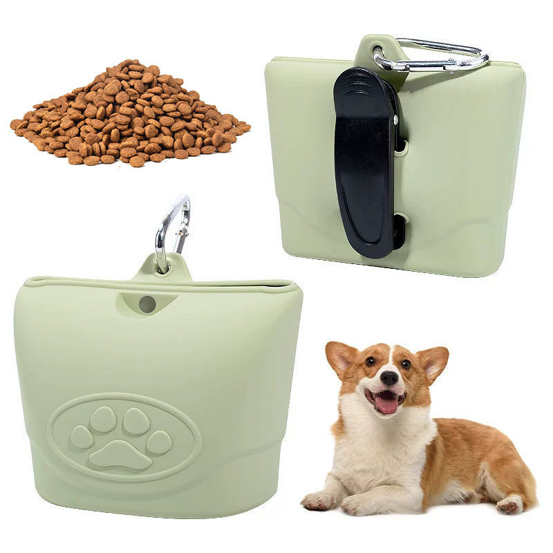 Outdoor Portable Dog Training  - đánh giá và giá Food Storage Silicone Bags