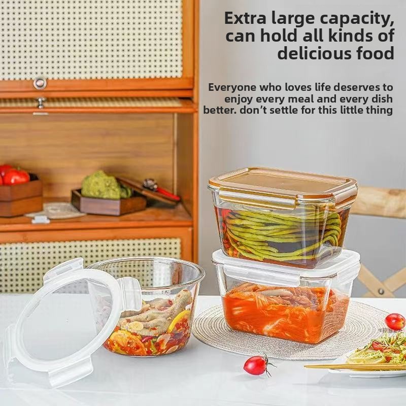Large Capacity Glass Food Stor - đánh giá và giá Storage Food Prep