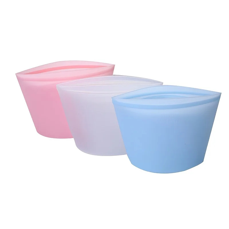 Reusable Silicone Storage Bags - đánh giá và giá Food Storage Silicone Bags