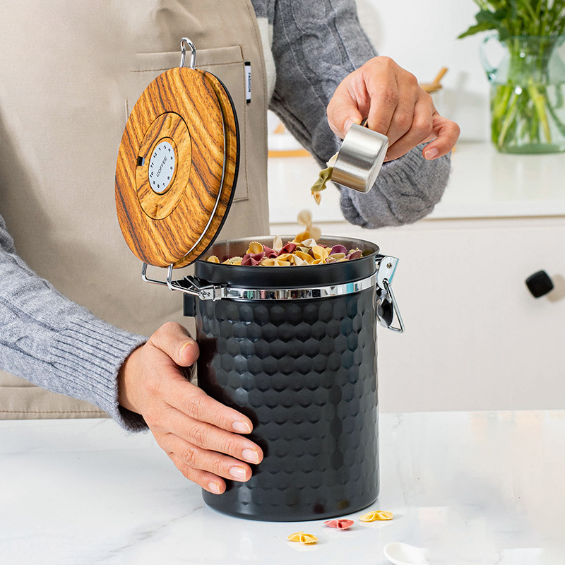 Kitchen Stainless Steel Coffee - đánh giá và giá Food Storage In Stainless Steel