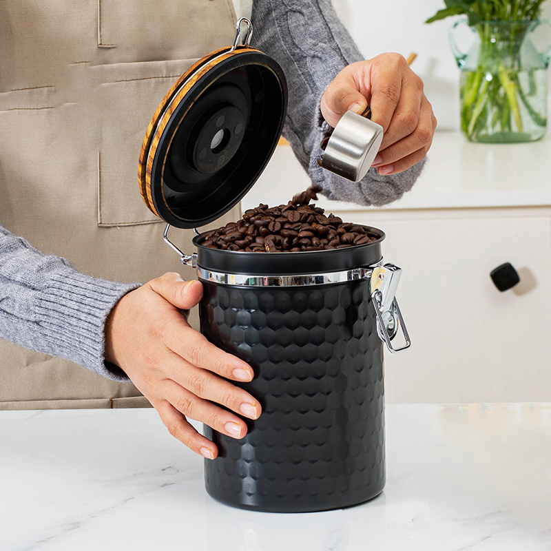 Kitchen Stainless Steel Coffee - đánh giá và giá Food Storage In Stainless Steel
