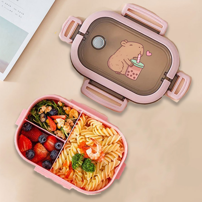 Capybara Bento Lunch Box Anime - đánh giá và giá Food Storage And