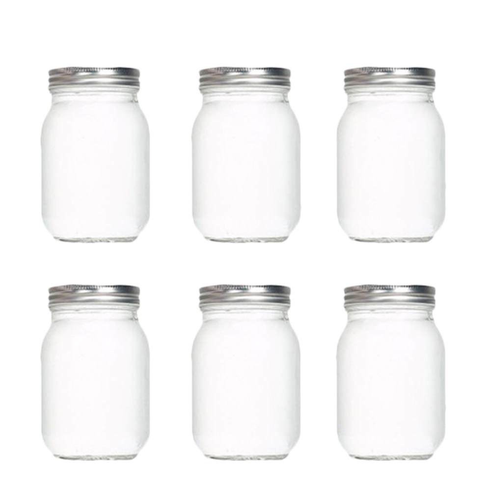 6Pcs Transparent Round Glass J - đánh giá và giá Food Storage Lid
