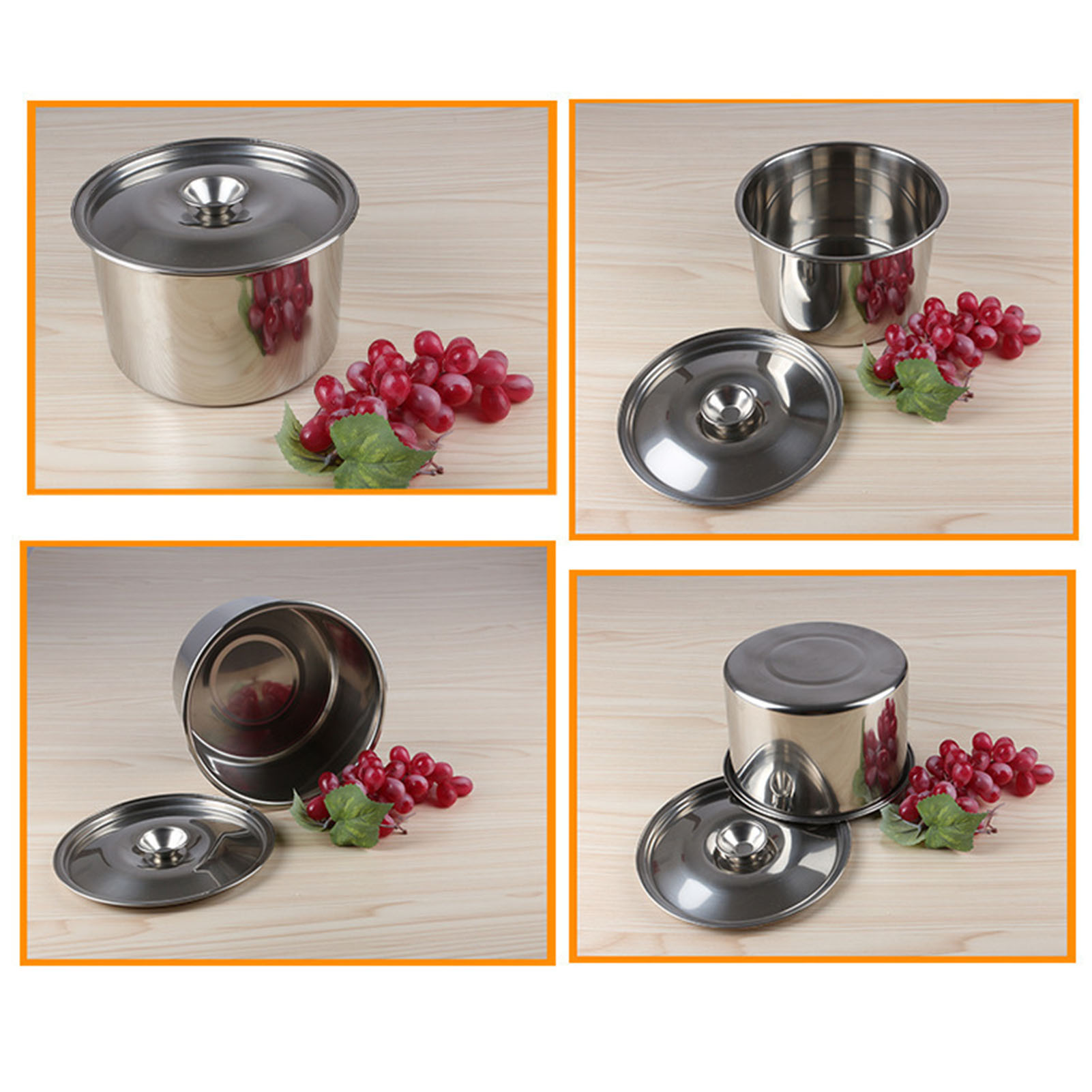 Stew Pot Stockpot Stainless St - đánh giá và giá Herb Keeper Container