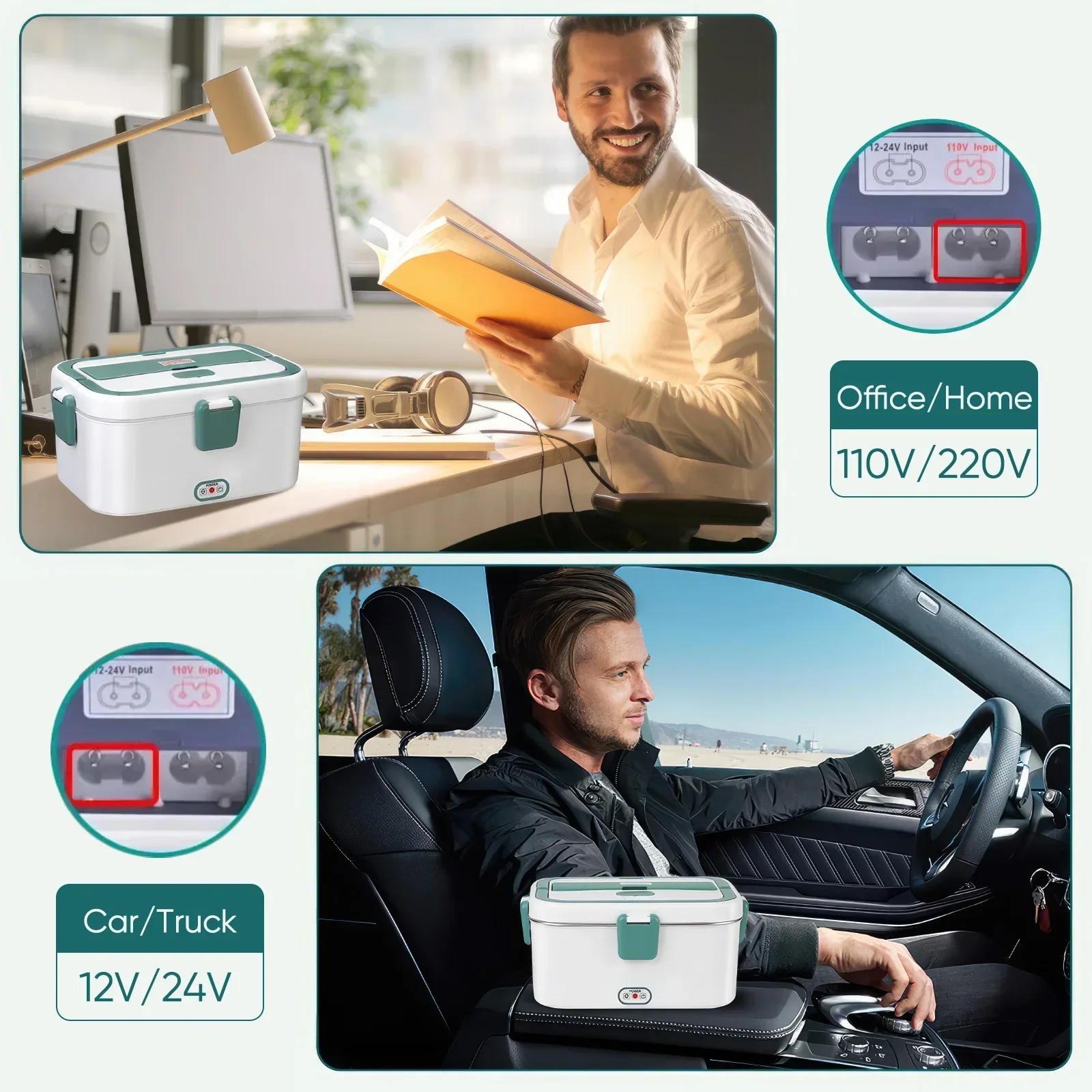 Electric Lunch Box Food Warmer - đánh giá và giá Food Storage For Camping