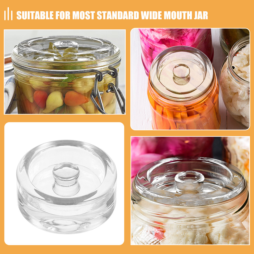 4Pcs Clear Fermenting Weights  - đánh giá và giá Mason Jar Wide Mouth