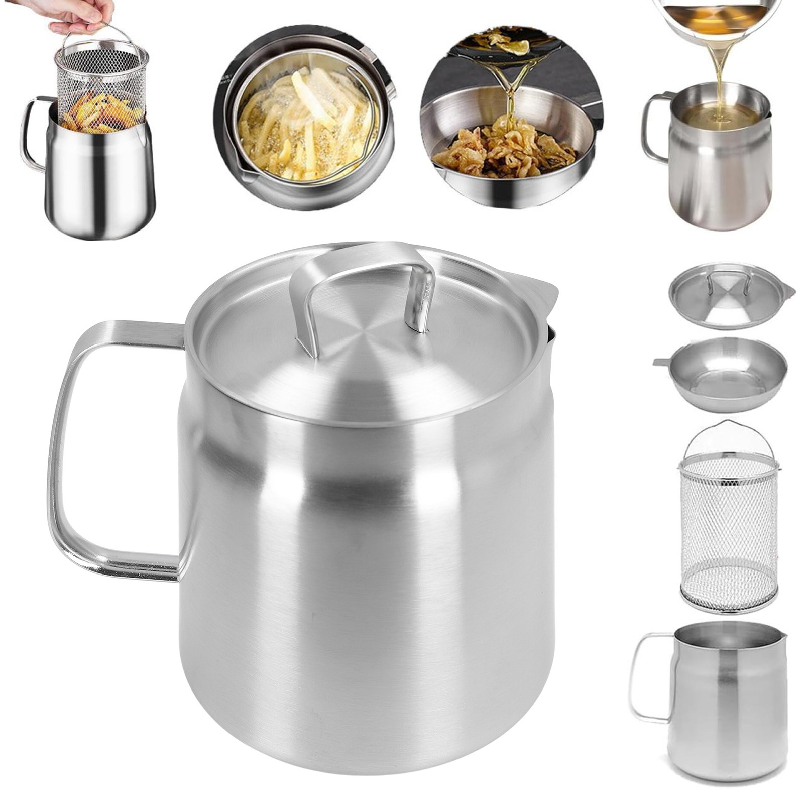 Oil Strainer Pot Multifunction - đánh giá và giá Herb Keeper Container