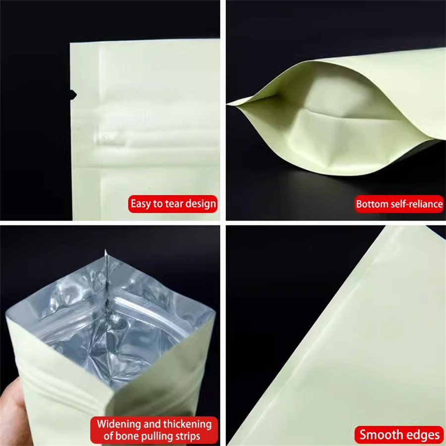 50/100PCS Matte Pale Yellow Zi - đánh giá và giá Food Storage And