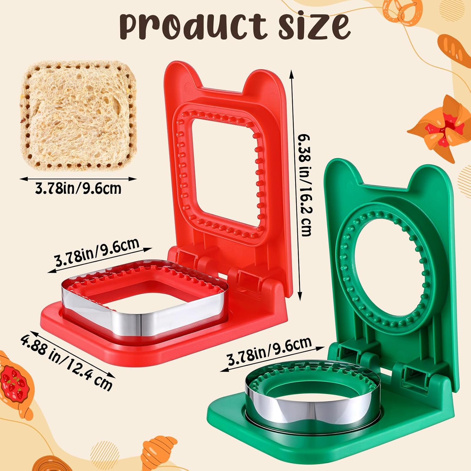Kids Lunch Sandwich Cutter and - đánh giá và giá Stainless Lunch Box