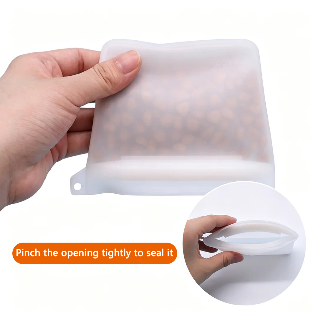 Seal Silicone Pet Treat Snack  - đánh giá và giá Food Storage Silicone Bags